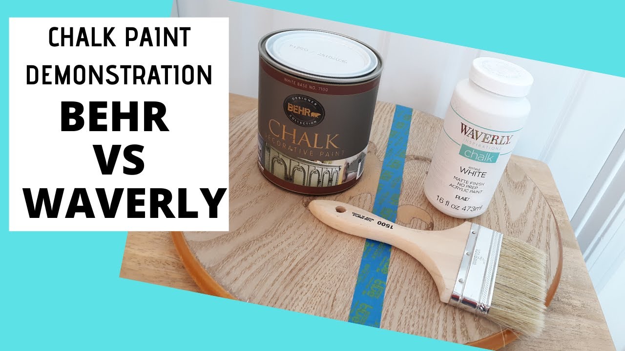 ПОДРОБНЕЕ: BEHR VS WAVERLY CHALK PAINT. ПОЛНАЯ ДЕМОНСТРАЦИЯ И САМОСТОЯТЕЛЬНОЕ ПРИМЕНЕНИЕ