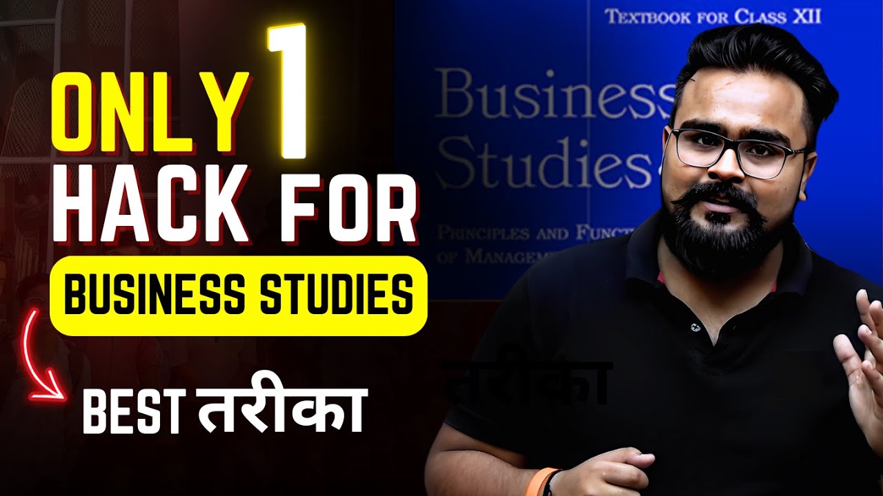 How to study BUSINESS STUDIES like a PRO 😎 | class 12 Board exam