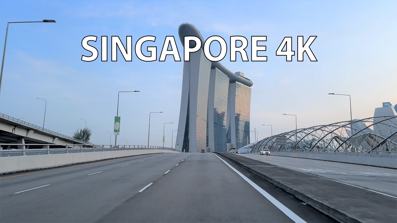 Singapore 4K - Driving Downtown - Asian Miami