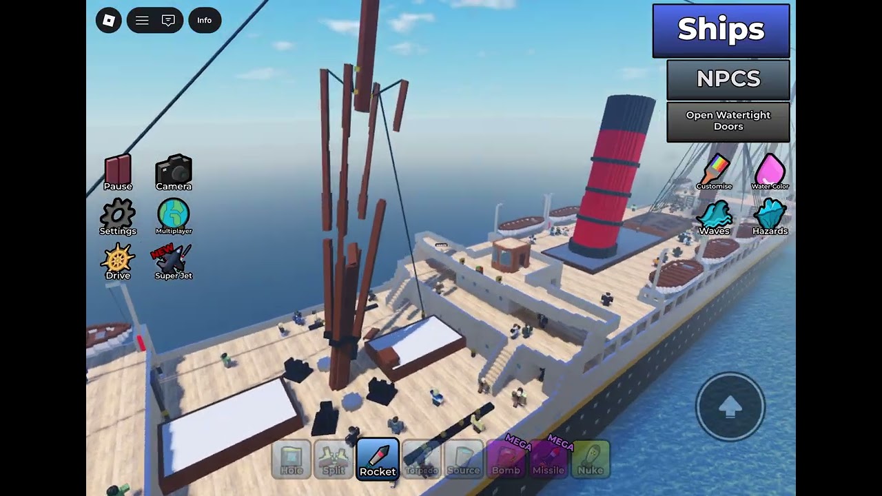 10 minutes of me sinking ships