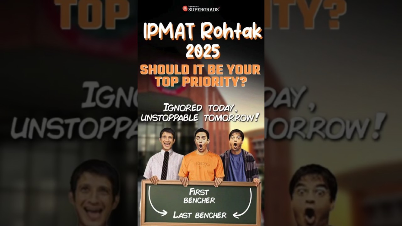 Should IPMAT Rohtak 2025 Be Your Priority? 🤔| Between JIPMAT & IPMAT Indore 😱| #shorts #ipmat2025