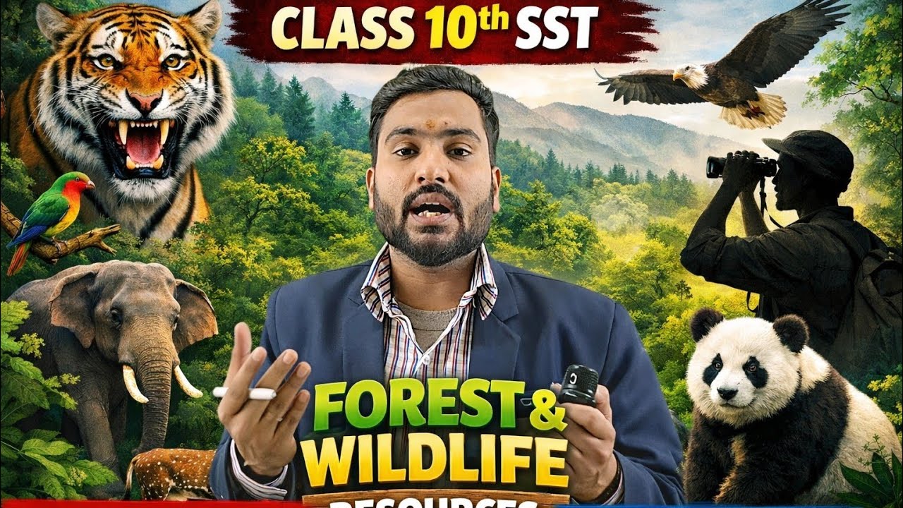 Forest and Wildlife Resources One Shot || Class 10th || SST ||  By Vaibhav Sir || The Gurukul