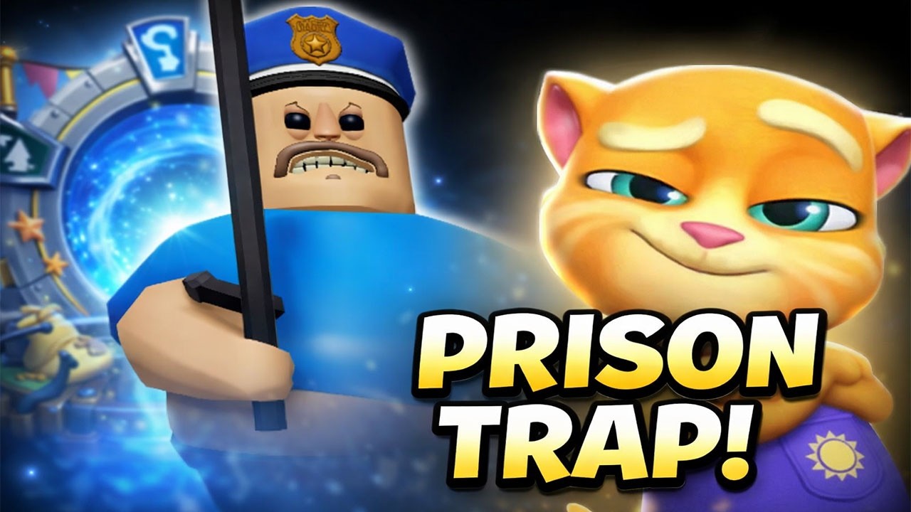 Прощай, Джинджер 😥 ~ Roblox Barry's Prison Portal Trap - Talking Tom Friends 2