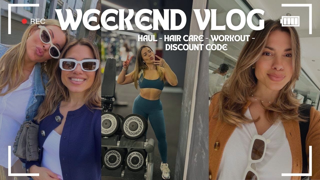 weekend vlog - νέο κούρεμα, ανοιξιάτικα ρούχα haul, έκπτωση έκπληξη, workout | Sofia Pappa