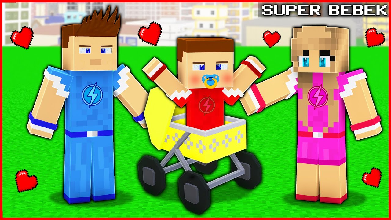 SÜPER KAHRAMAN KEREM KOMİSER VE ASLI POLİSİN BEBEĞİ OLDU! 😱 - Minecraft ZENGİN FAKİR HAYATI