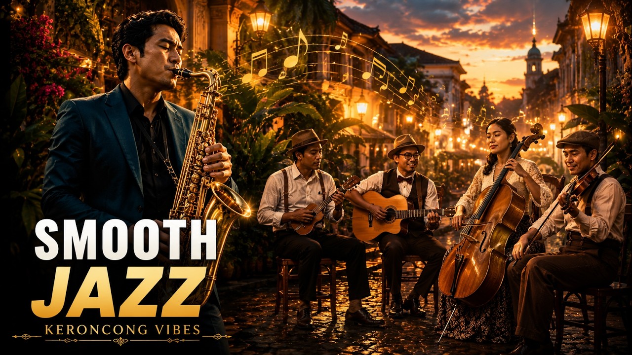 🌿 Smooth Jazz Meets Keroncong &ndash; A Relaxing Fusion of Timeless Melodies 🎶