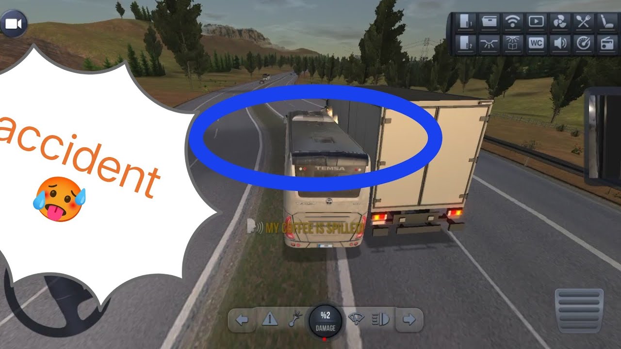 Aaj bus ka accident ho gya 😭😭😭 / drive real truck 