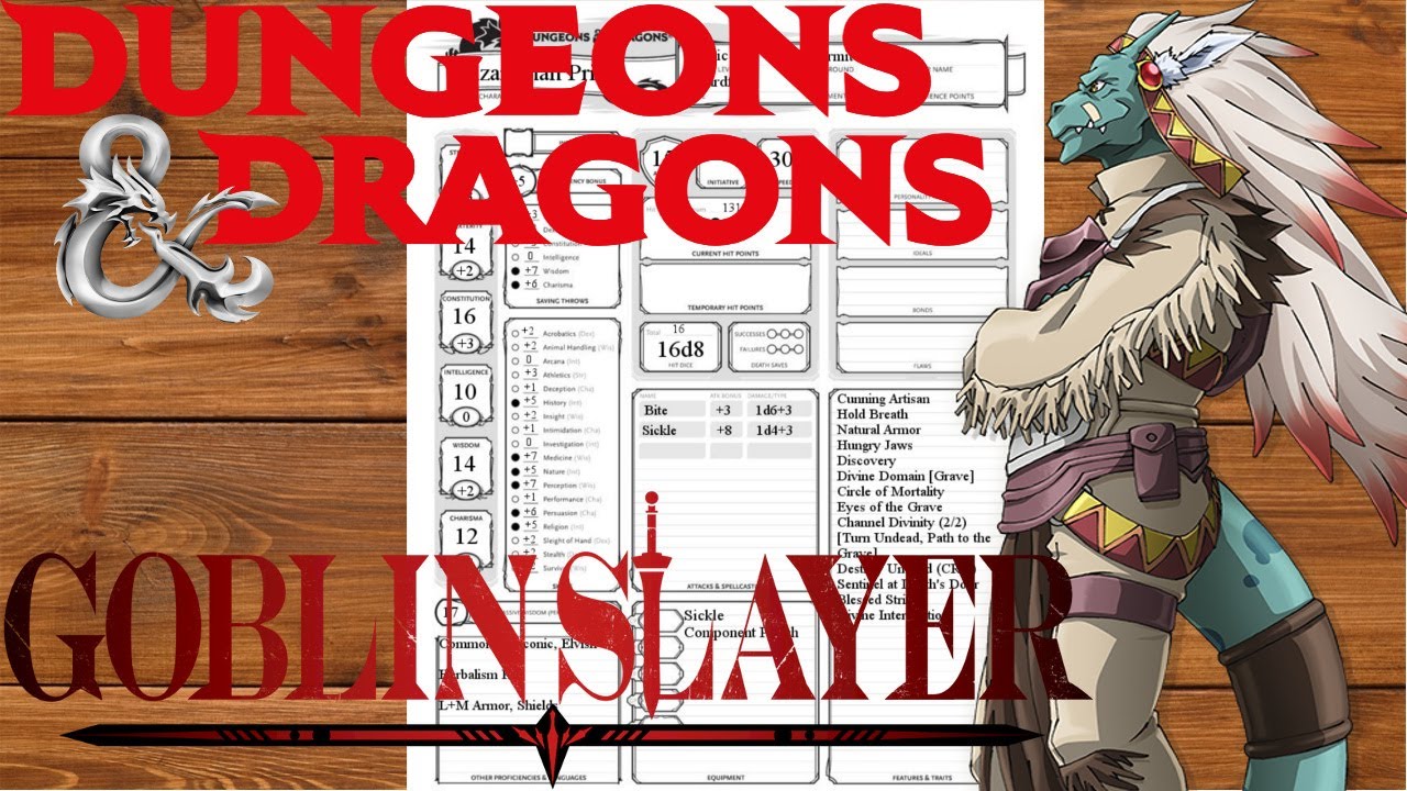 Nephilim Builds | Lizardman Priest (Goblin Slayer)