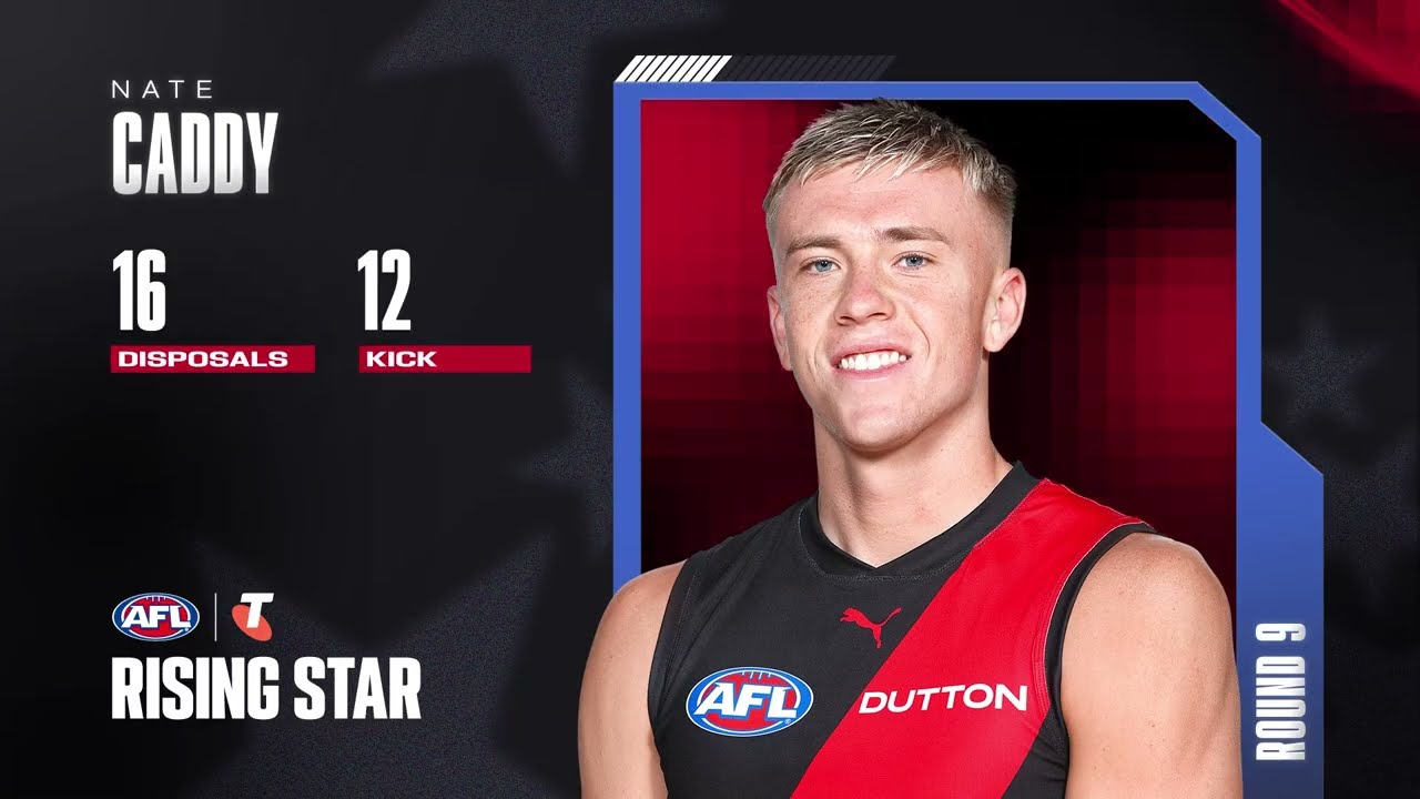 Round Nine Telstra AFL Rising Star nominee: Nate Caddy