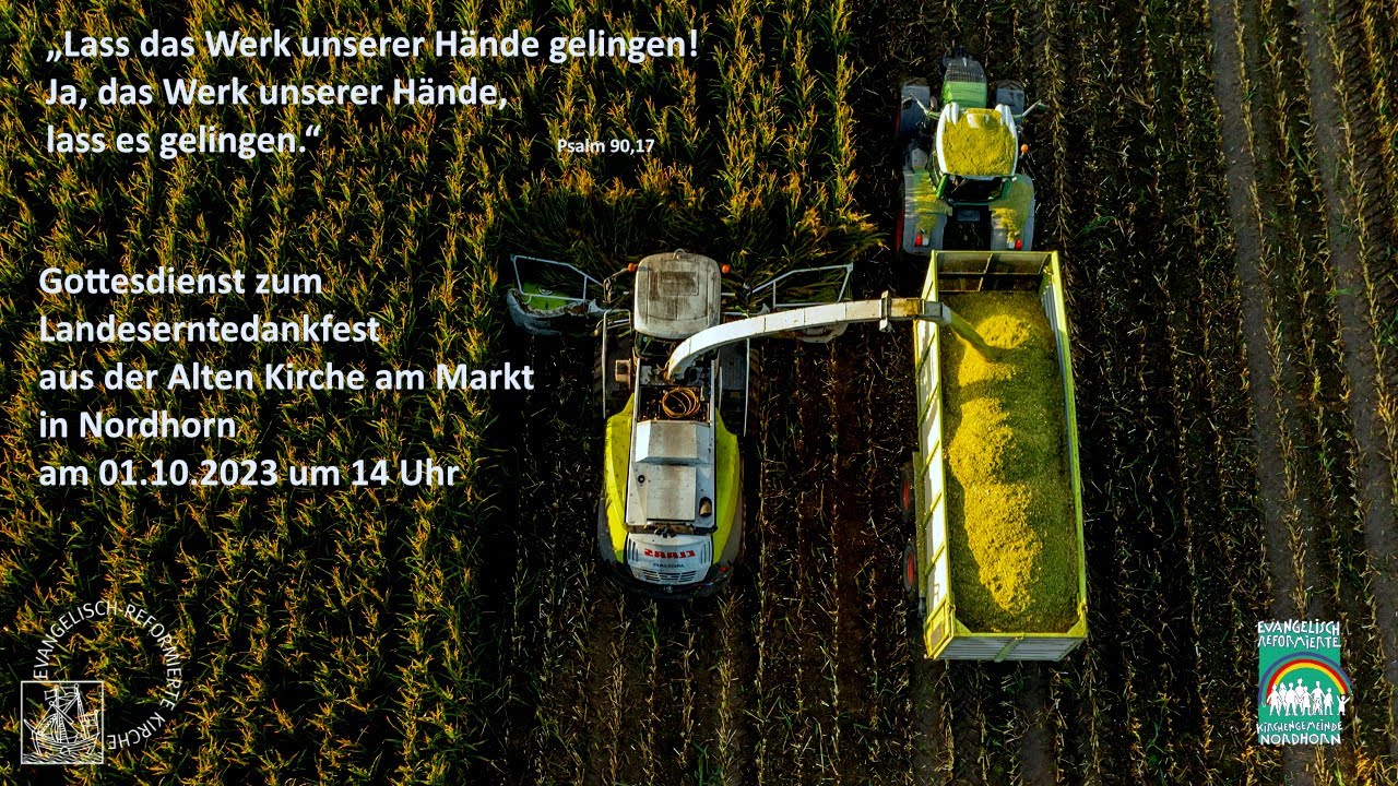 🔴 Gottesdienst Landeserntedankfest aus der Alten Kirche am Markt in Nordhorn