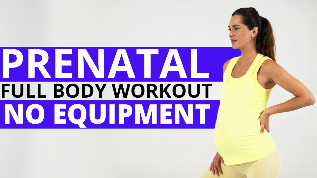No Equipment Pregnancy Full Body Workout | All Trimesters | Olesia Stefanko