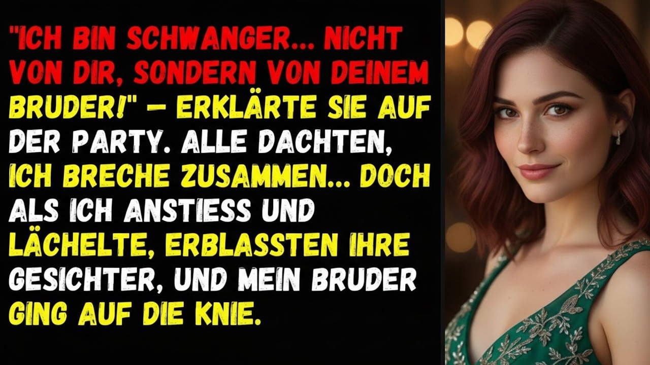 🦋 Ich bin schwanger… nicht von dir, sondern von deinem Bruder!  — erklärte sie auf der Party🦋