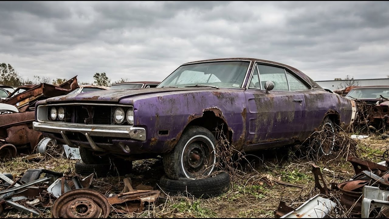 ASMR Car Restoration | 1969 Dodge Charger R/T Full Restoration | Junkyard To Rebirth