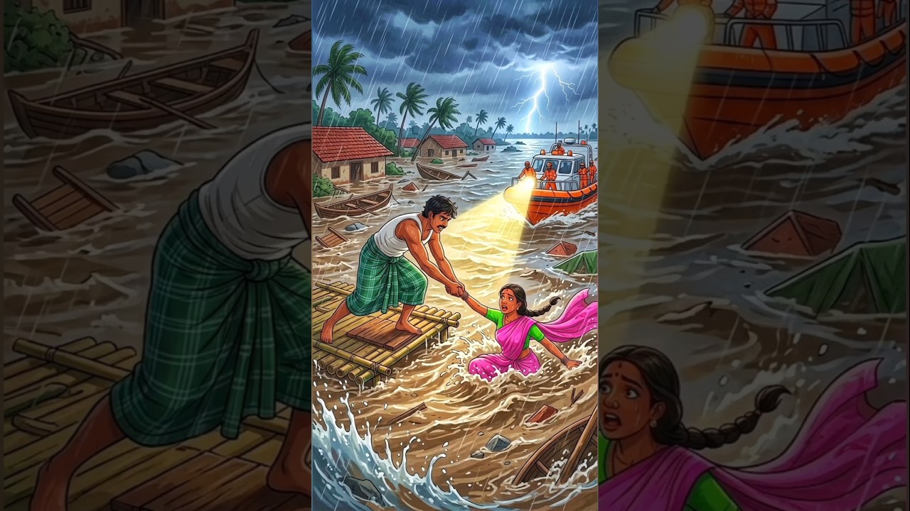 &ldquo;When the Waters Rose: A Kerala Flood Story&rdquo; 🌊 #asmr #ghibli #kerala #flood