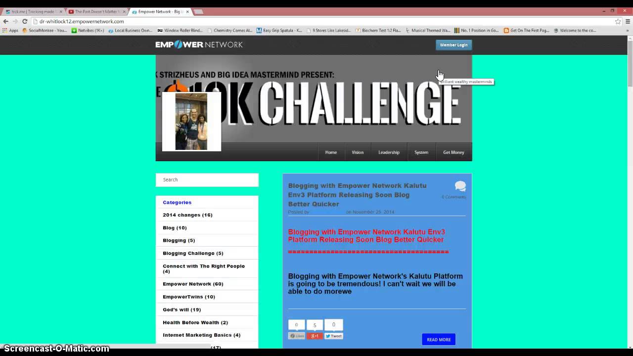 Empower Network blogging challenge Day 7