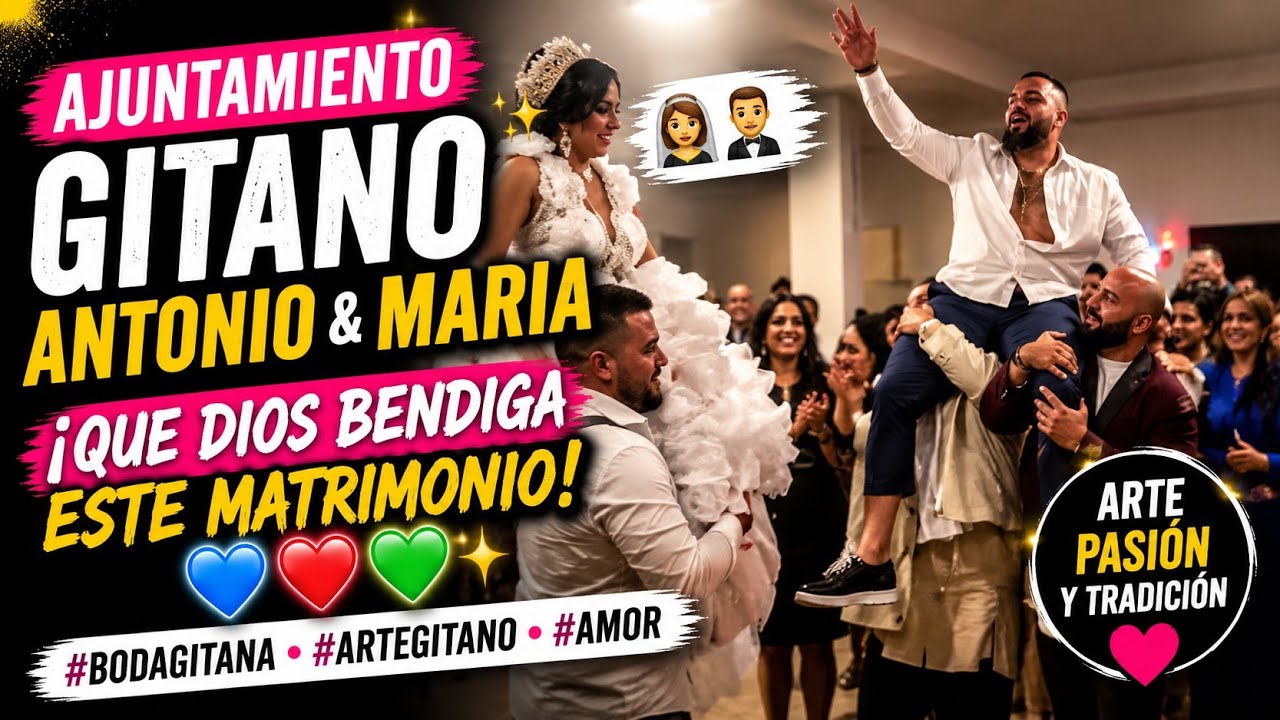 Ajuntamiento gitano Antonio & Maria ✨🕺💃Que dios bendiga este matrimonio 💙❤️💚 #bodagitana #artegitano