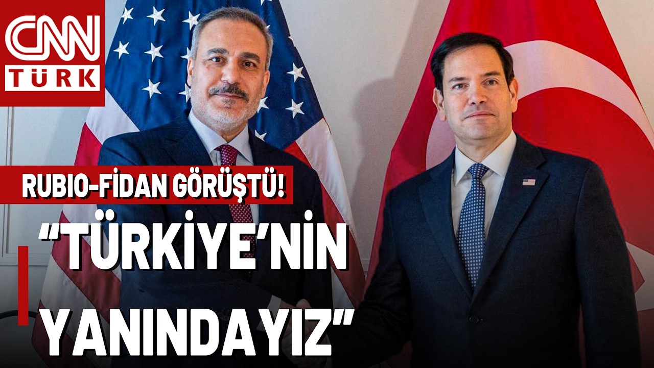 SON DAKİKA🚨Hakan Fidan, Rubio İle 