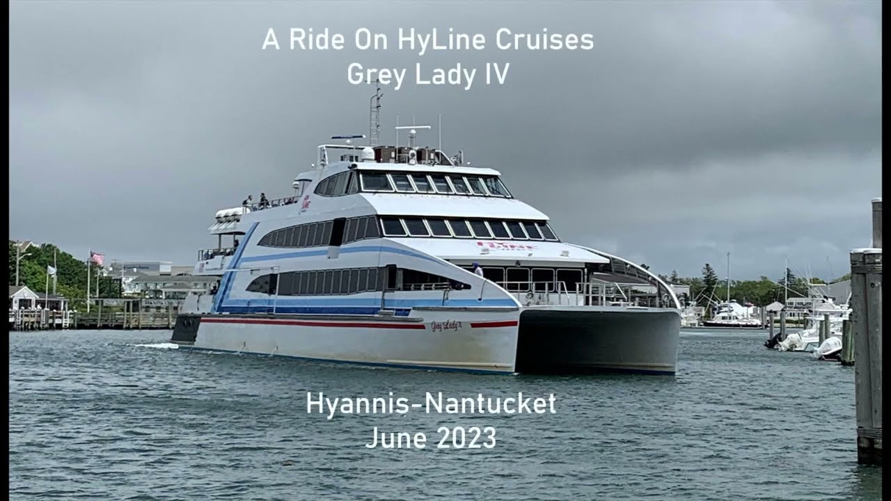 Riding The HyLine Ferry To Nantucket.