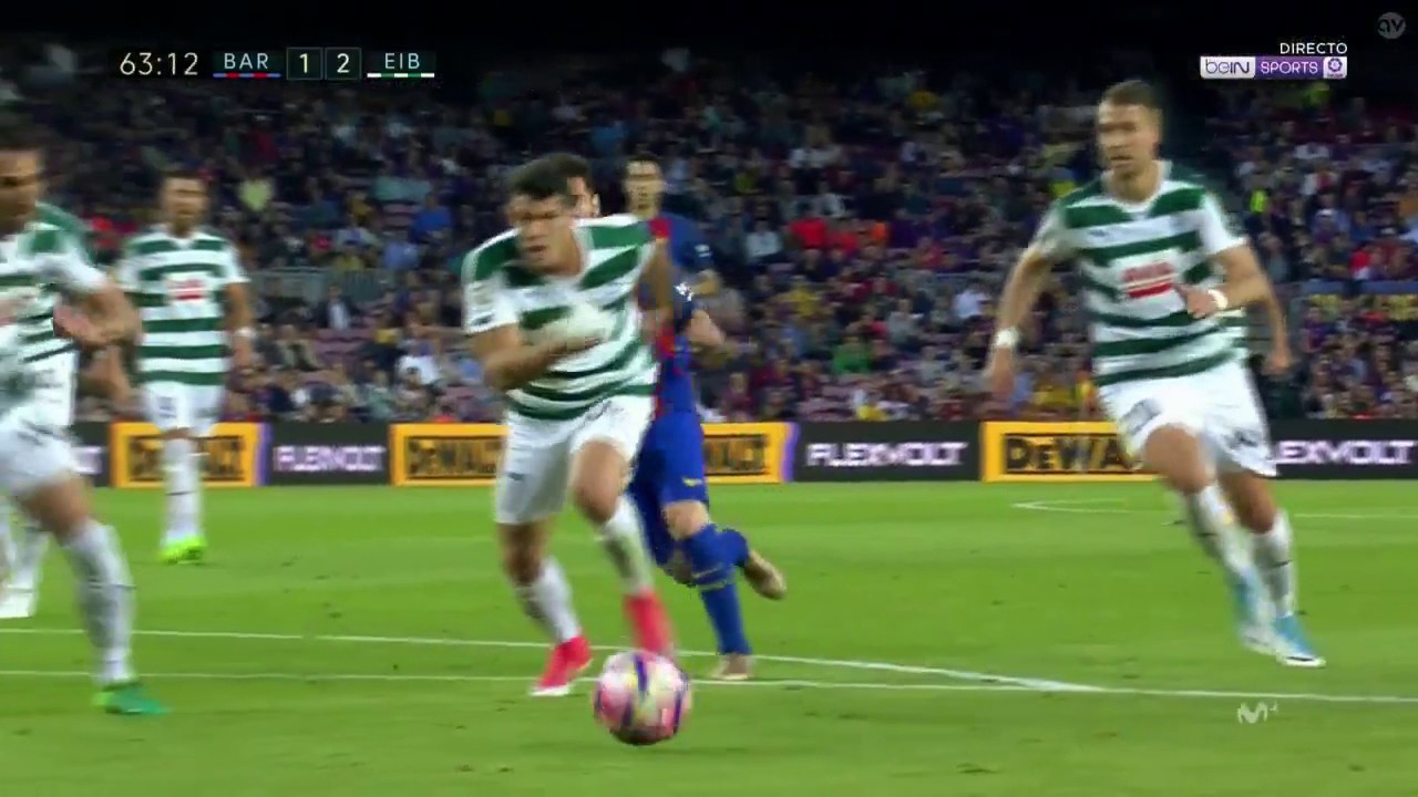 Barcelona vs Eibar 1-2 Junca Goal