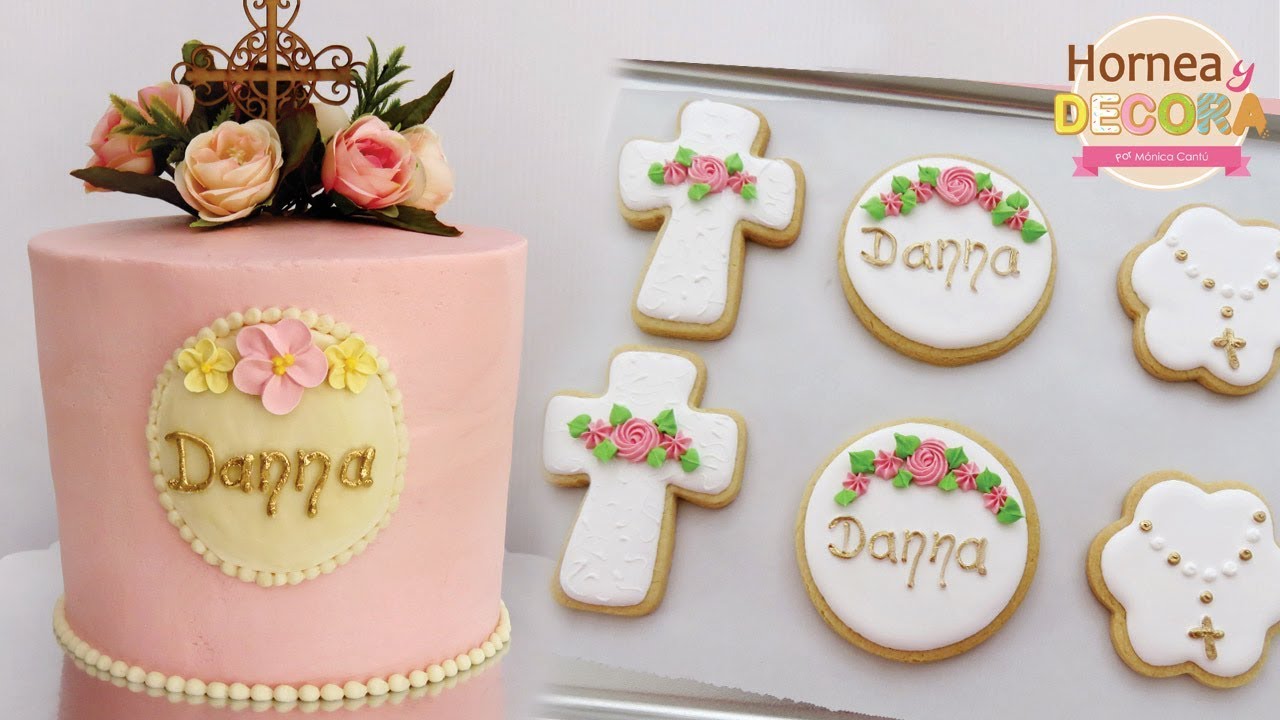 PASTEL Y GALLETAS para BAUTIZO / #108