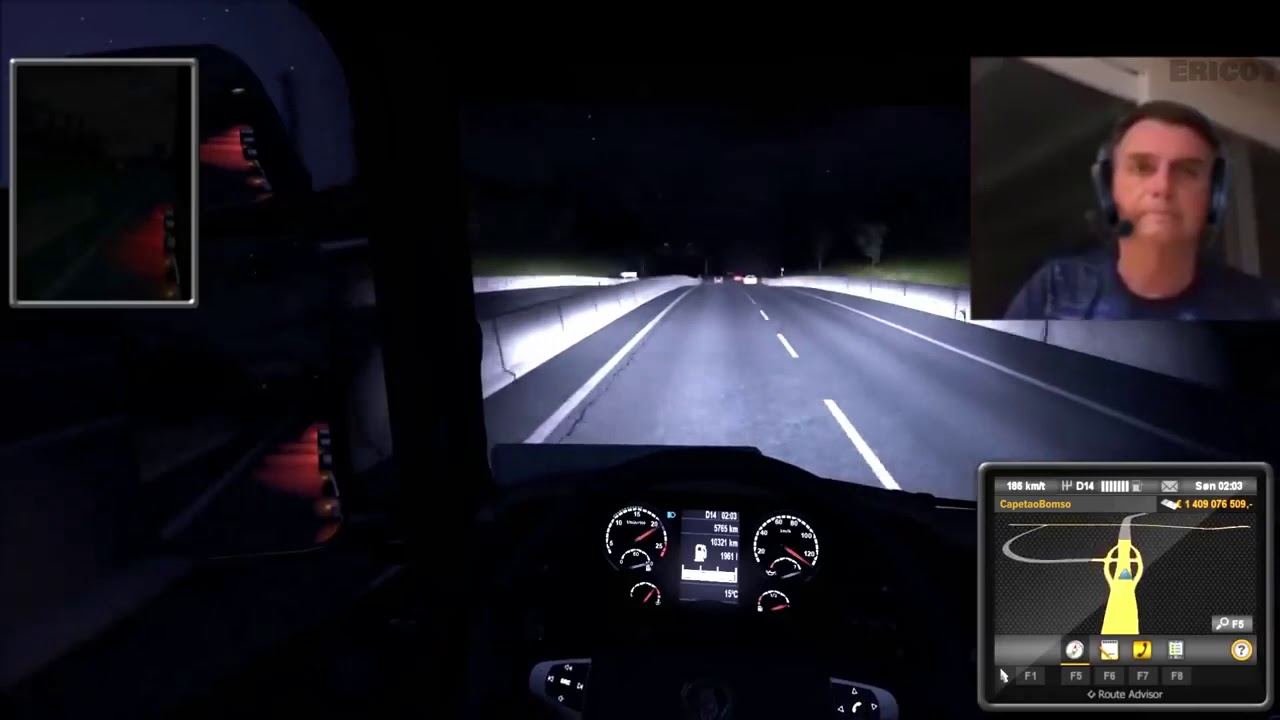 Bolsonaro jogando jogo de caminh&atilde;o // Bolsonaro caminhoneiro  fds