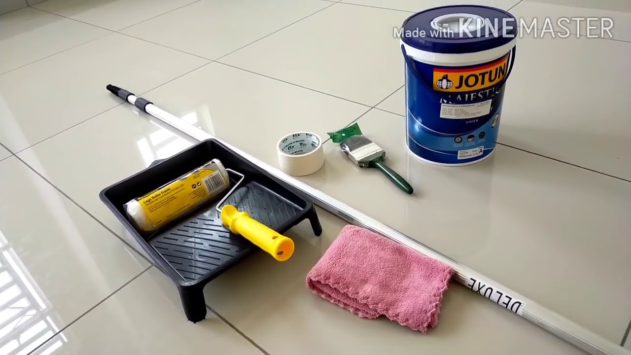 Tutorial - Cara mudah cat dinding rumah