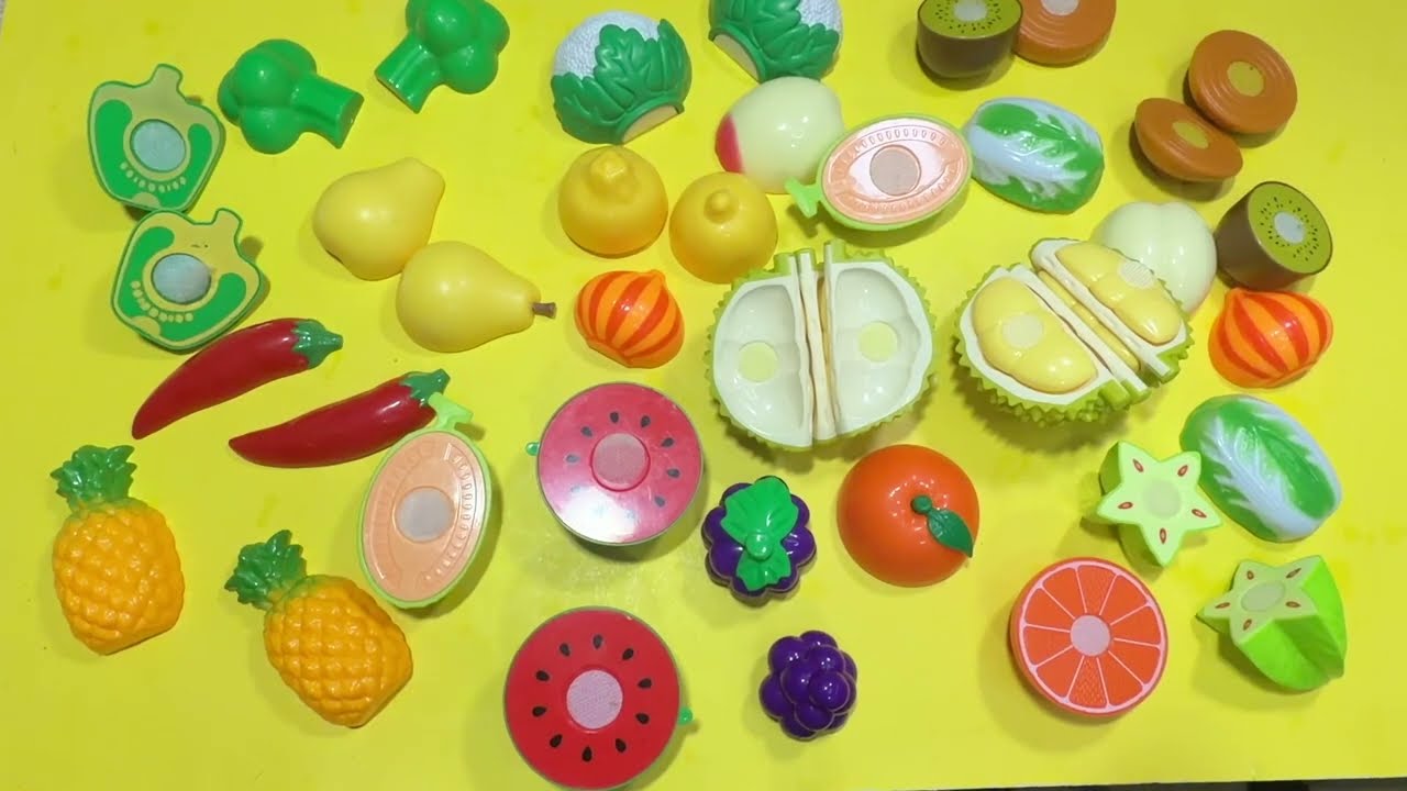 🍑 ASMR_Video * There Are Fruits And Vegetables Together in The Same Place I No Music *