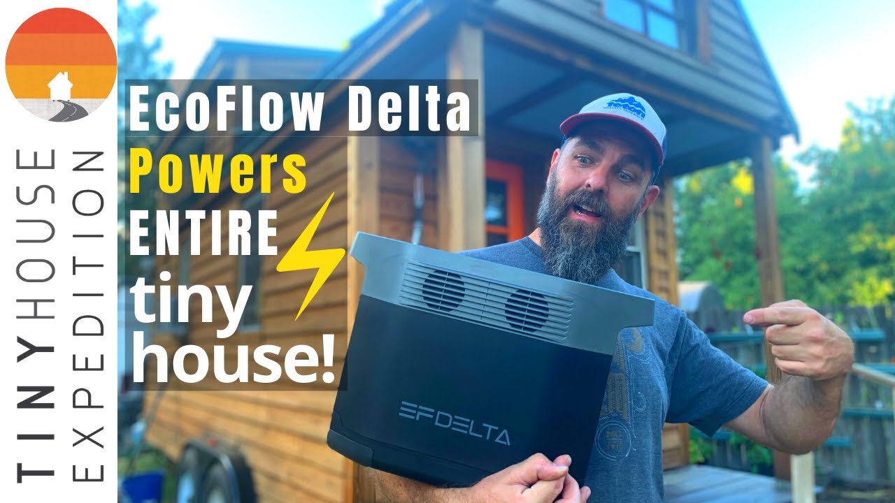 Энергоснабжает весь крошечный дом! Электростанция Ecoflow Delta 1300