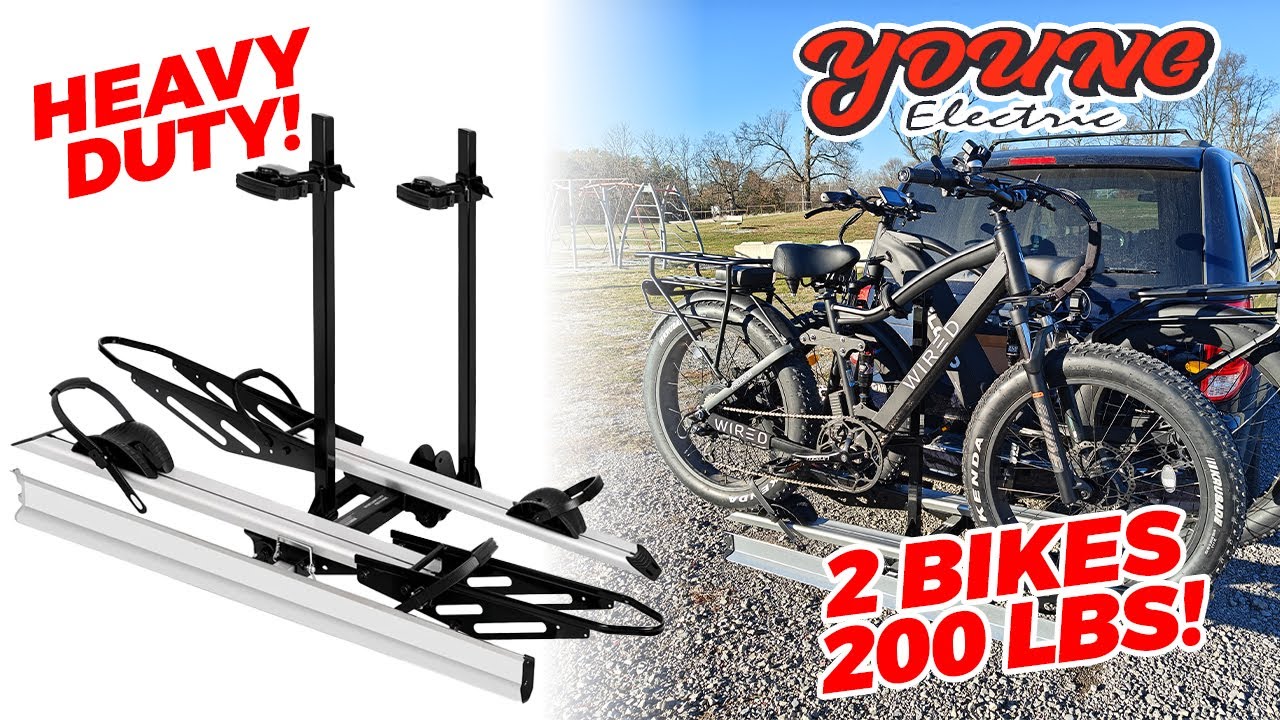 Reviewing the Young Electric Folding Double Ebike Rack 200lb capacity