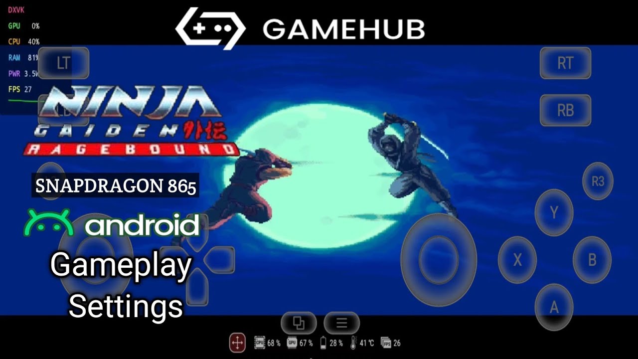 Gamehub Ninja Gaiden RageBound | Gamehub Emulator Settings | Windows Emulator Android #gamehub