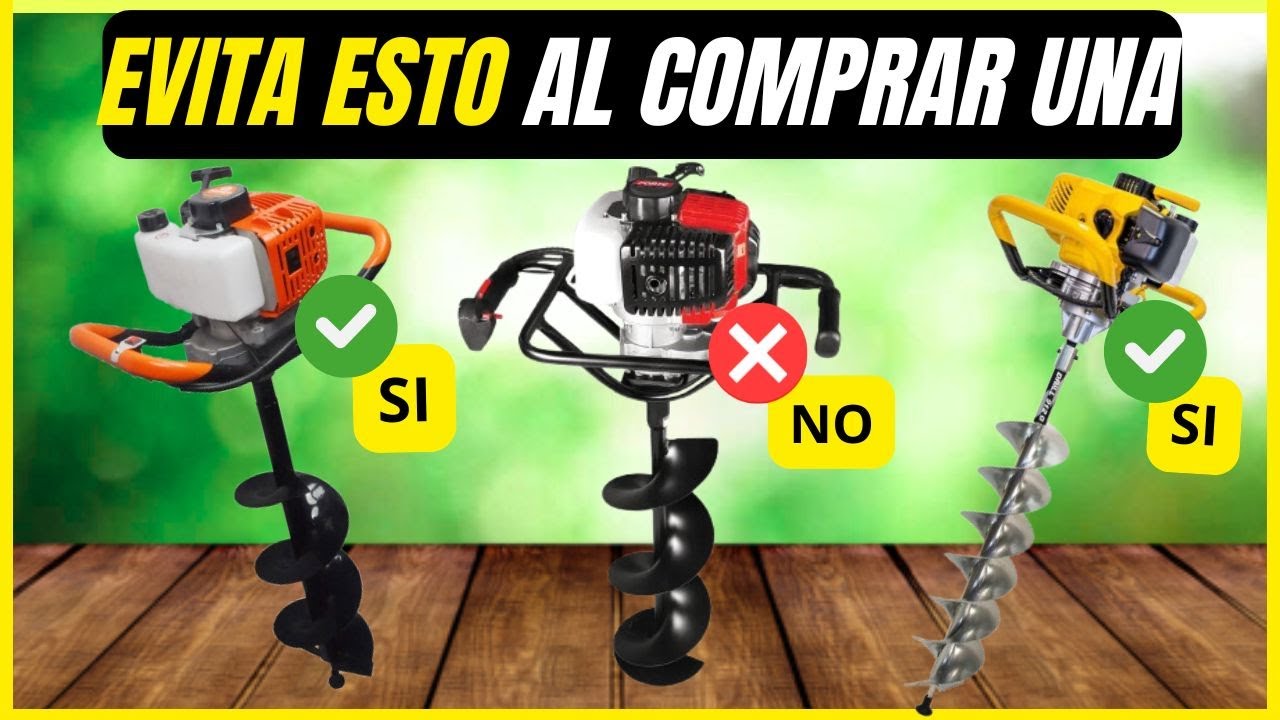 Perforadoras de Tierra a Gasolina | TOP 3 para Excavar Agujeros para Postes y Cercos