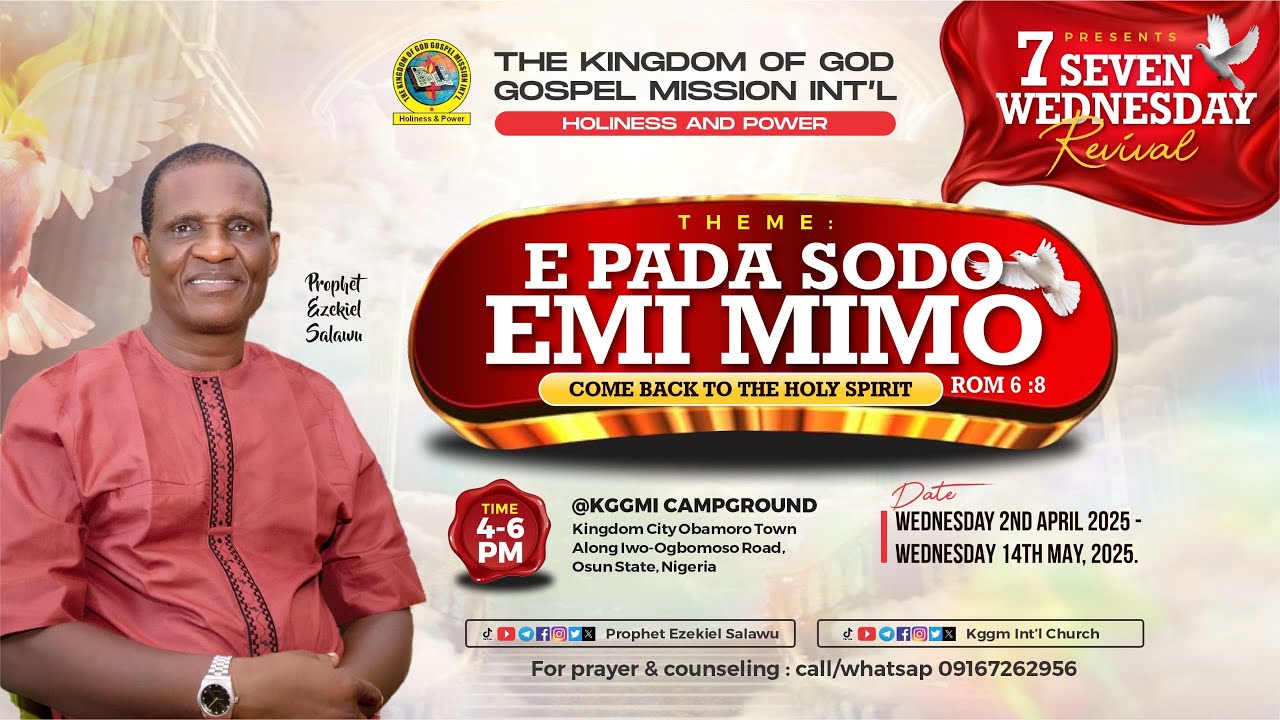 SPECIAL 7-WEDNESDAY WITH #prophetezekielsalawu || 07 || 05 || 2025 || @MasunkunmoMediaTV