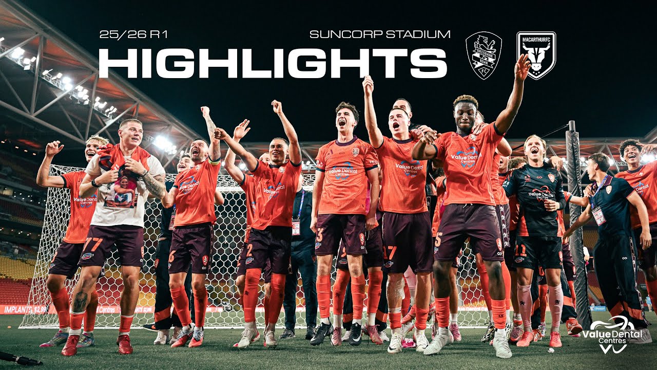 OPENING NIGHT WIN 🔥 ALM R1 Highlights: Brisbane Roar vs Macarthur FC
