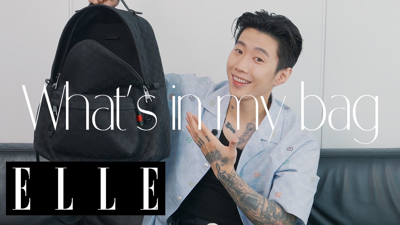 【Jay Park】韓国ヒップホップシーンのレジェンドがバッグの中身を公開🖤｜What's in my bag｜ELLE Japan