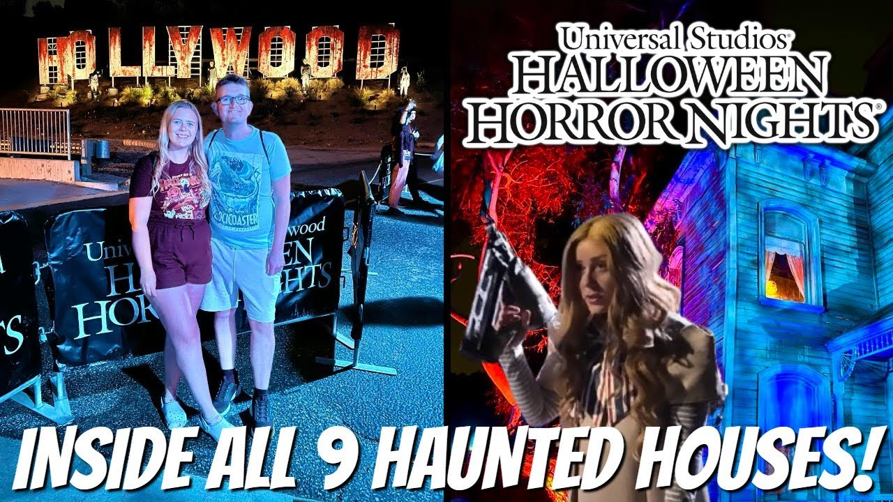 Halloween Horror Nights 2024 - INSIDE ALL 9 Houses! Universal Studios Hollywood