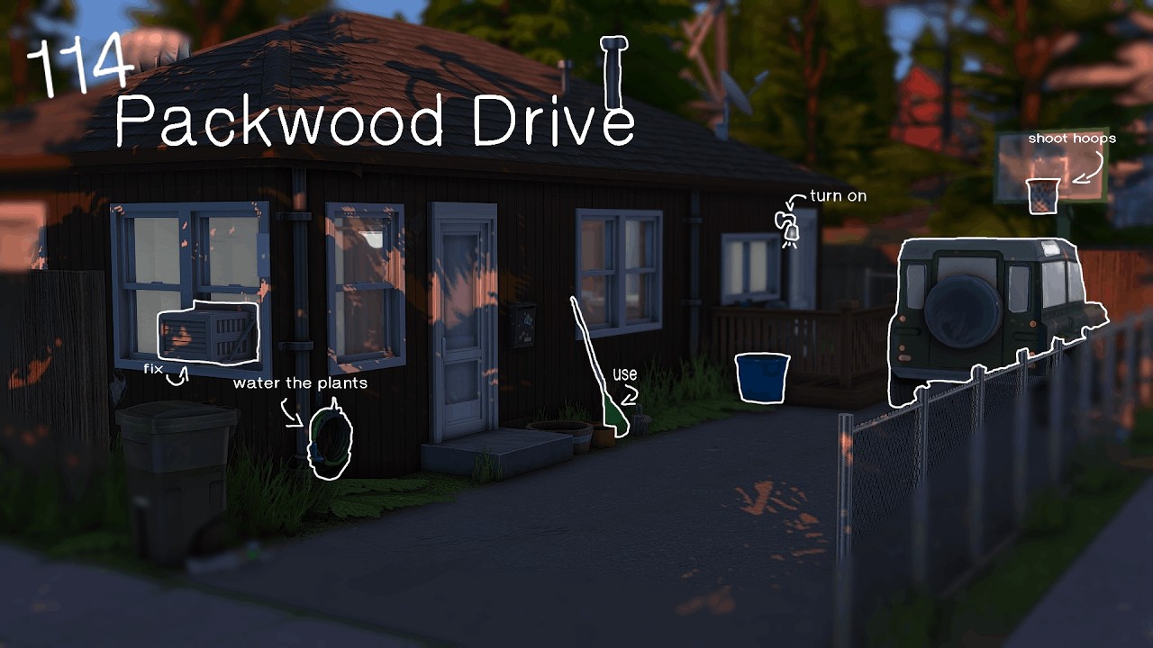 📍 Packwood Drive 114 | sims 4 speedbuild