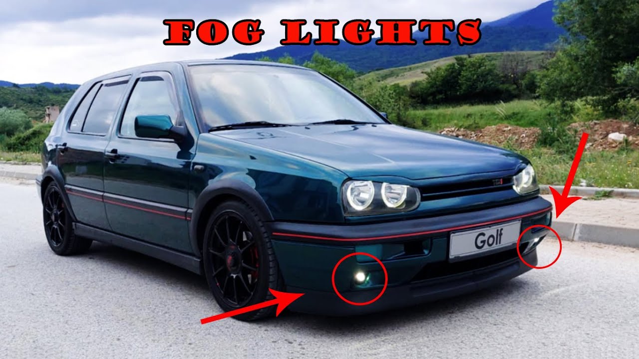 Install Fog Lights On My Volkswagen Golf 3 / Wiring