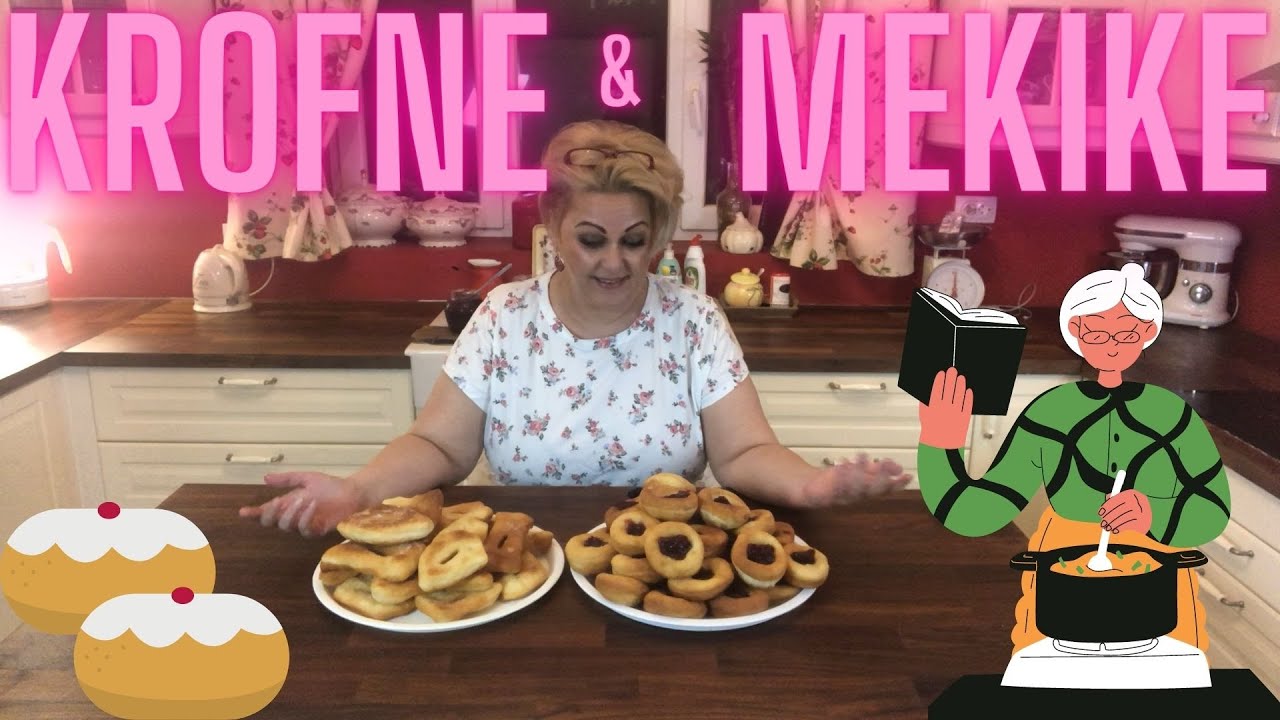🔴 Krofne i mekike 🍩👌💖🥂