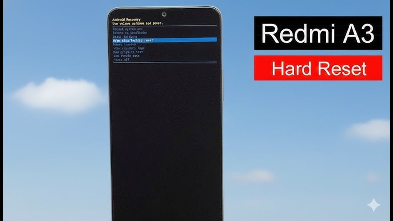 How to Hard Reset Redmi A3 | Factory Reset & Wipe Data