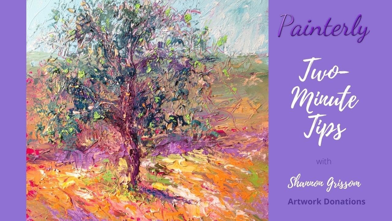Painterly 2-Minute Tips: Art Donations To Charity