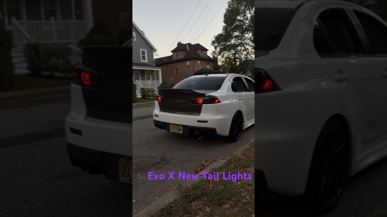 New Lancer Ralliart/EVO X 2024 JDM Style LED 🔥🔥#evox #lancer #evolution #taillights #sportscar