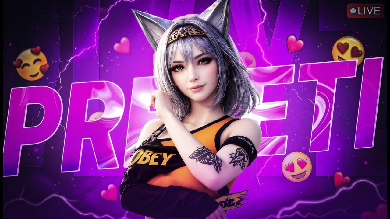 (HRPREETILIVE) 🔴 Free Fire Live Stream Aur 🤔 Guild Challenge 😱
#ffgirllive#freefirelive#freefire