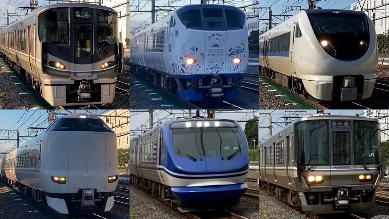 【速度付き】特急も新快速もぶっ飛ばす 京都線吹田駅超高速通過集