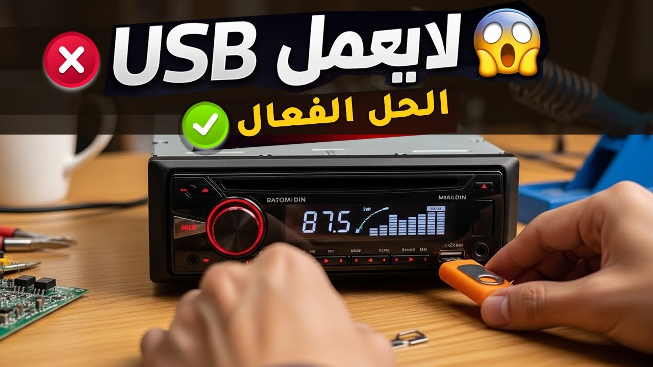 الحل النهائي لمشكلة USB لا يعمل في مسجل السيارة | إصلاح منفذ الفلاشة بنفسك