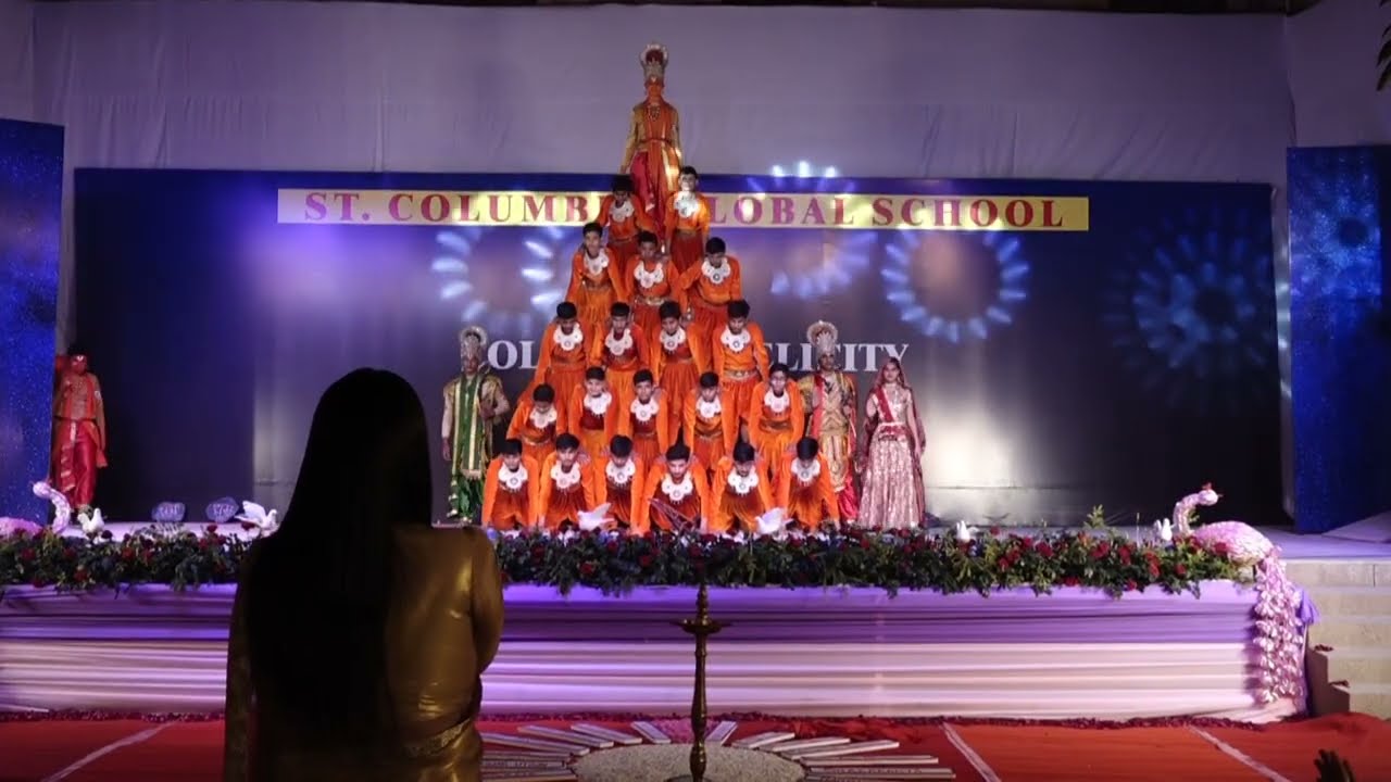 Hanuman Chalisa / St.Columbus Global School / Annual Function 2023 #columbians #dance #annualday