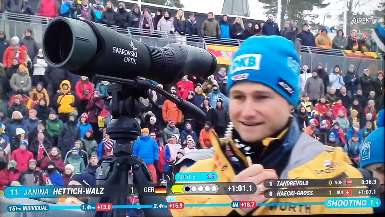 Distans (15k) Holmenkollen 🇸🇪 Elvira Öberg 2 Skidskytte Världscupen 2024