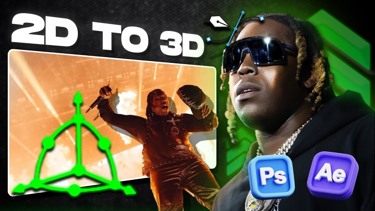 HOW TO TURN ANY IMAGE INTO A 3D MOTION VISUALISER ! - After Effects Tutorial