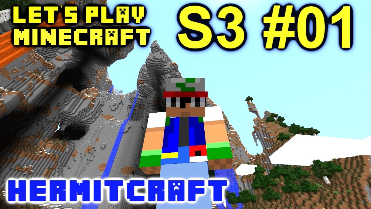 Minecraft Amplified Survival Ep. 1 - Our Journey Begins !!! ( Hermitcraft Server )