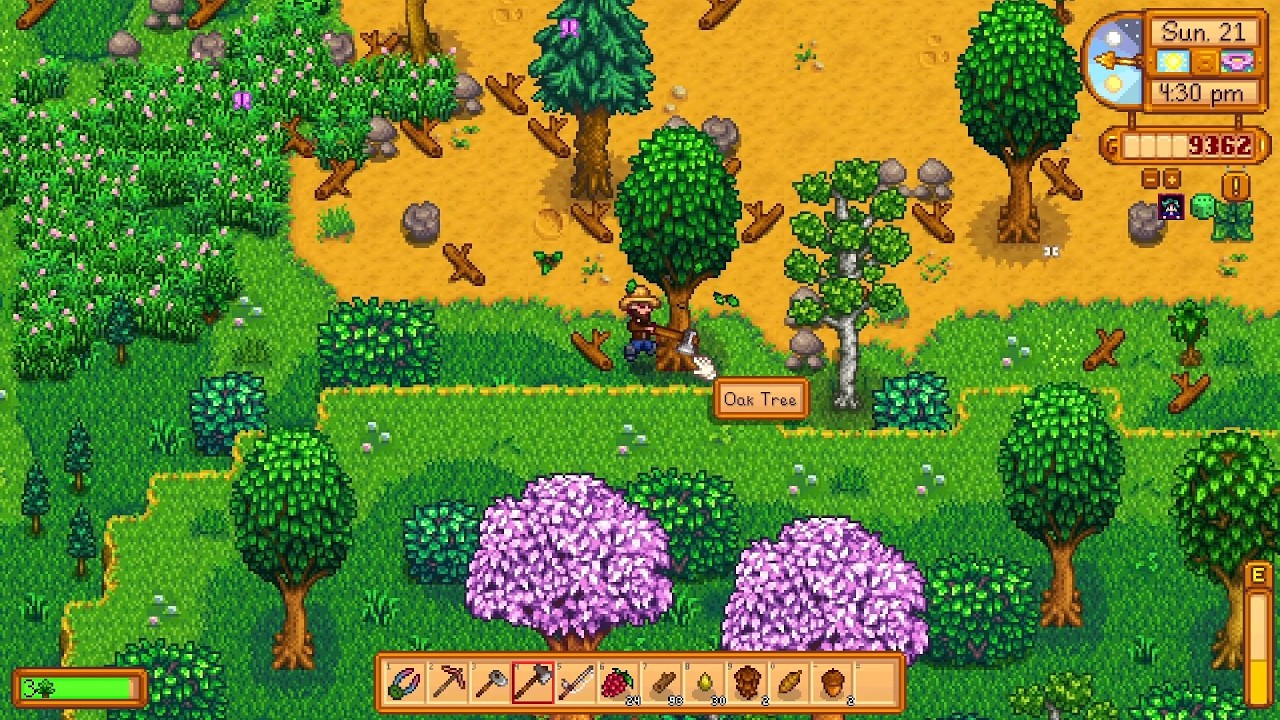 Stardew Valley Expanded - Year 1 - Spring, Day 21 - Tree-mendous Day for Chopping Wood