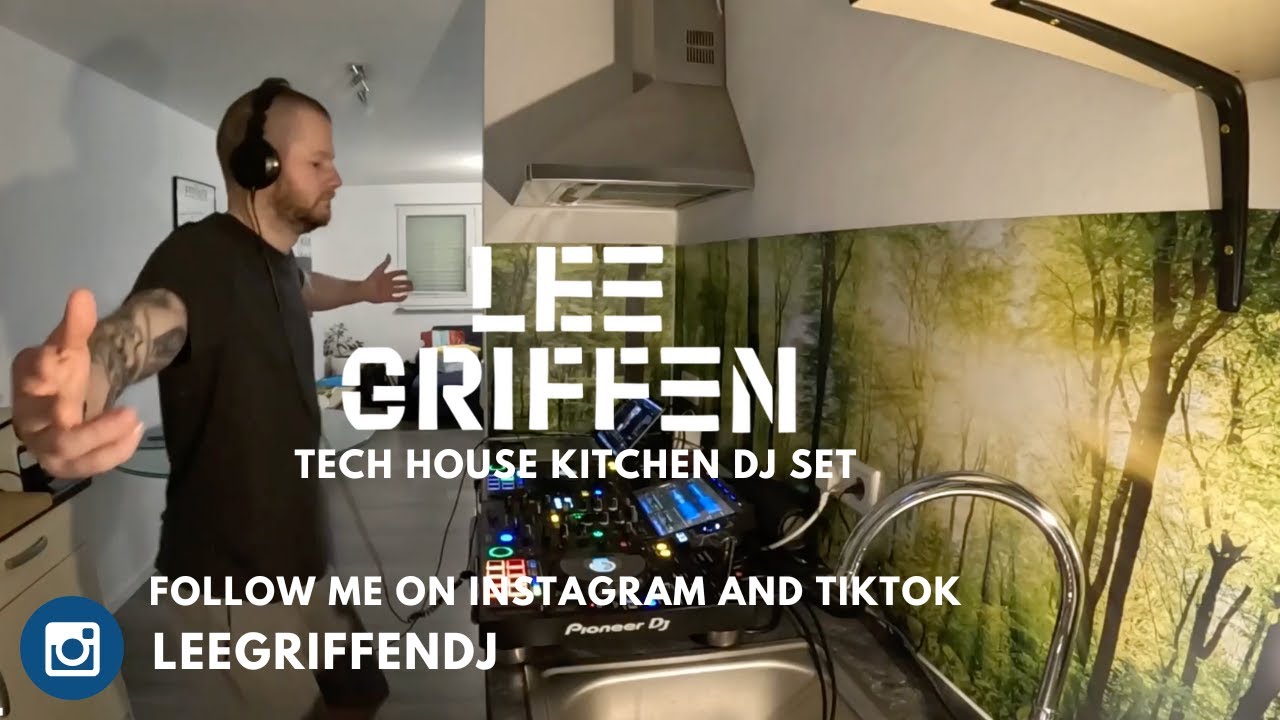 Tech House DJ IN GERMAN AIR BNB KITCHEN